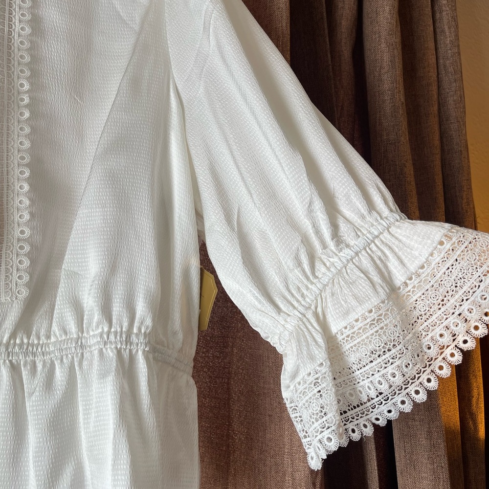 White Lace Blouse